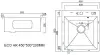Кухонная мойка Arfeka Eco AR 450*500 Black PVD Nano Decor icon 8