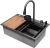 Кухонная мойка Arfeka Eco AR 680*450 Black PVD Nano Decor icon