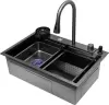 Кухонная мойка Arfeka Eco AR 680*450 Black PVD Nano Decor icon 10