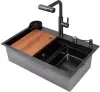 Кухонная мойка Arfeka Eco AR 680*460 T Black PVD Nano icon