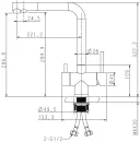 Смеситель Arfeka Geminia 308 (черный) icon 2