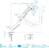 Кронштейн для монитора Arm Media LCD-T24 (черный) фото 3