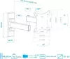 Кронштейн для телевизора Arm Media Mars-2 (черный) фото 6