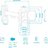 Кронштейн для телевизора Arm Media Mars-5 (черный) фото 2