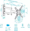 Кронштейн для телевизора Arm Media Mars-8 (черный) фото 3