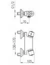 Смеситель для душа Armatura Standart 576-012-00 icon 2