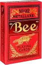Игральные карты Bee Metalluxe Red 10022593 icon