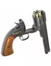 Пневматический револьвер ASG Schofield 6” Aging Black (пулевой) фото 4