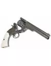 Пневматический револьвер ASG Schofield 6” Steel Grey фото 7