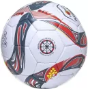 Футбольный мяч Atemi Igneous размер 5, белый/серый/оранжевый фото 2