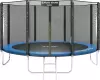 Батут Atlas Sport 374 см - 12ft Basic (с лестницей, внешняя сетка, синий) icon