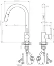 Смеситель AV Engineering AVTRO1-10698BL фото 2