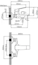 Смеситель AV Engineering AVWIN3-A165-130 фото 2
