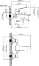 Смеситель AV Engineering AVWIN3-BL165-130 фото 2