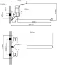Смеситель AV Engineering AVWIN7-A165-122 фото 2