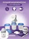 Молокоотсос ручной Philips AVENT с контейнерами и бутылочкой / F24001 icon 2