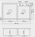 Кухонная мойка Avina HM8048-1,5 icon 6