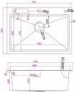 Кухонная мойка Avina Zepein D7050HD icon 7