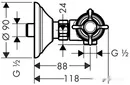 Смеситель Axor Montreux 16261000 icon 3