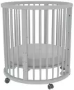 Кроватка-трансформер Bambini 20.16.20 колесики, без маятника (серый) icon