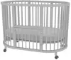Кроватка-трансформер Bambini 20.16.20 колесики, без маятника (серый) icon 3