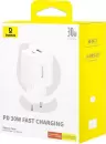 Сетевое зарядное Baseus Cube Fast Charger C+U 30W P10111404213-00 фото 3