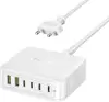 Сетевое зарядное Baseus EnerFill FH21 Desktop Charging Station 4C+2U 120W (белый) icon