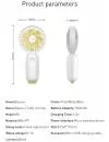 Портативный ручной вентилятор Baseus Firefly mini fan White фото 3