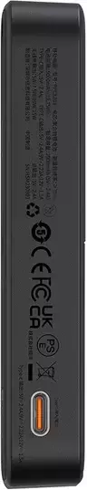 Портативное зарядное устройство Baseus MagPro Magnetic Bracket Wireless Fast-Charging Power Bank 20W 5000mAh (черный) фото 4