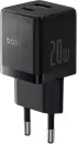 Сетевое зарядное Baseus Palm Fast Charger C+U 20W EU P10111608113-00 (черный) icon