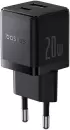 Сетевое зарядное Baseus Palm Fast Charger C+U 20W EU P10111608113-01 (черный) icon