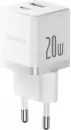 Сетевое зарядное Baseus Palm Fast Charger C+U 20W EU P10111608213-00 (белый) icon