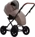 Детская универсальная коляска Bebetto Aquarius Pro 2 в 1 (04, темно-бежевая кожа) icon 6