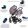 Детская универсальная коляска Bebetto Magnum Light Pro 2 в 1 (06, рама черная) icon 3