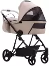 Детская универсальная коляска Bebetto Yoddi Pro 2 в 1 Pro (01, светло-бежевая кожа) icon 11