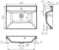 Умывальник BelBagno AST 60 icon 2