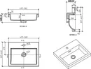 Умывальник BelBagno Pietra Mini BB-500-PM-LVB фото 3