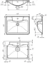 Умывальник Belbagno BB600/455-LV-MR-ALR icon 3