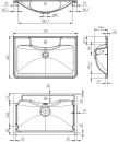 Умывальник Belbagno BB700/455-LV-MR-ALR icon 3