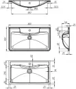 Умывальник Belbagno BB800/455-LV-ART-ALR-NERO icon 4