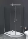 Душевой уголок BelBagno UNO-195-PH-2-100/80-C-Cr фото 2