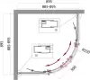 Душевой уголок BelBagno UNO-195-R-2-90-C-Cr фото 8