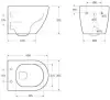 Унитаз BelBagno UNO BB3105CHR/SC icon 6