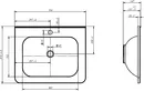 Умывальник Belux Терра 600 Лайт icon 2