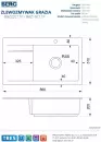 Кухонная мойка Berg Grazia BRZ22C11P icon 3