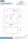 Кухонная мойка Berg Klio BRK19CM icon 4
