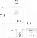 Кухонная мойка Berg Quadro MEP 400 GT10K icon 2
