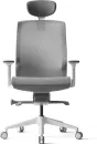 Офисное кресло Bestuhl J15 (рама белая, серый) с подголовником фото 5