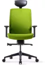 Офисное кресло Bestuhl J15 (рама черная, зеленый) с подголовником фото 2