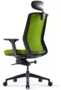 Офисное кресло Bestuhl J15 (рама черная, зеленый) с подголовником фото 3